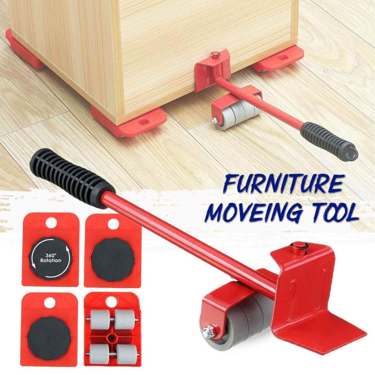 (5PCS) Furniture Lifting & Moving Tool Set with Wheels®